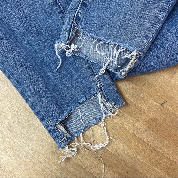 GOOD AMERICAN Skinny Jeans Raw Hem Sz 6 - Picture 6 of 6